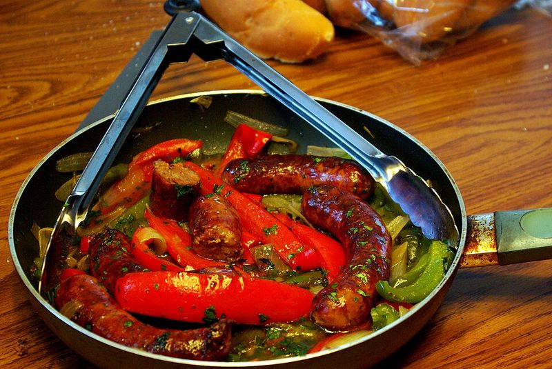 Sausage And Peppers Sausage And Peppers