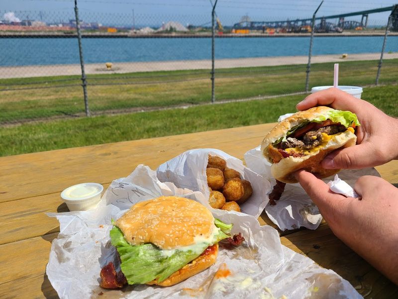 Scenic Views of the Soo Locks While You Eat Scenic Views of the Soo Locks While You Eat