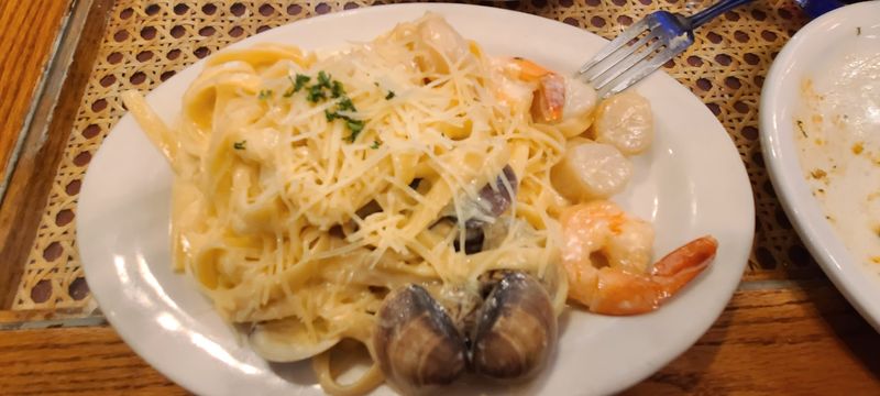 Seafood Pasta That Feeds Two With One Order
