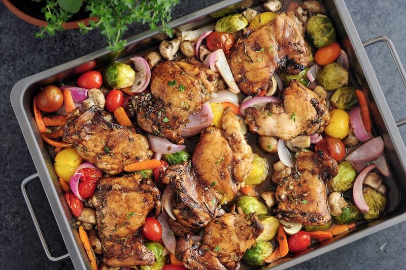Sheet Pan Chicken and Vegetables