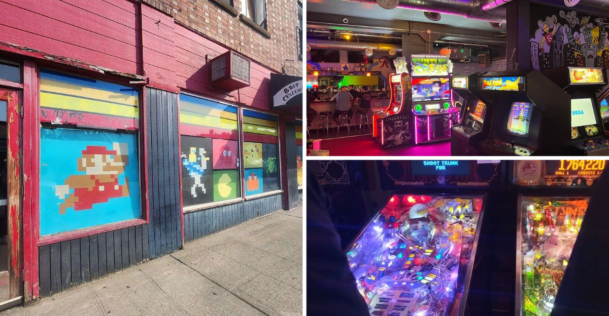 Sip Drinks While You Play Classic Video Games at This Old Fashioned Arcade in Washington for a memorable trip