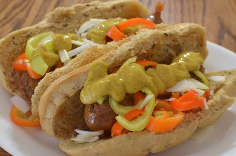 Slow Cooker Sausage and Peppers
