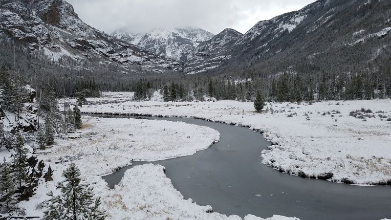 Snowmobiling Through a Winter Wonderland