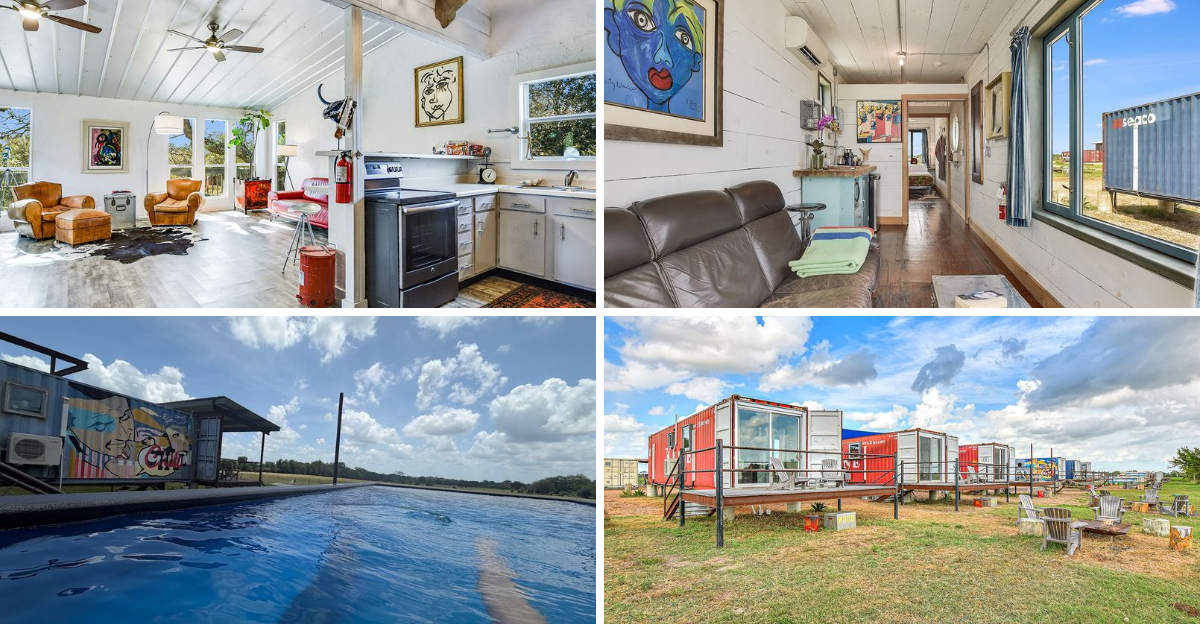 Spend The Night Inside A Shipping Container At One Of Texas Most Unusual Hotels