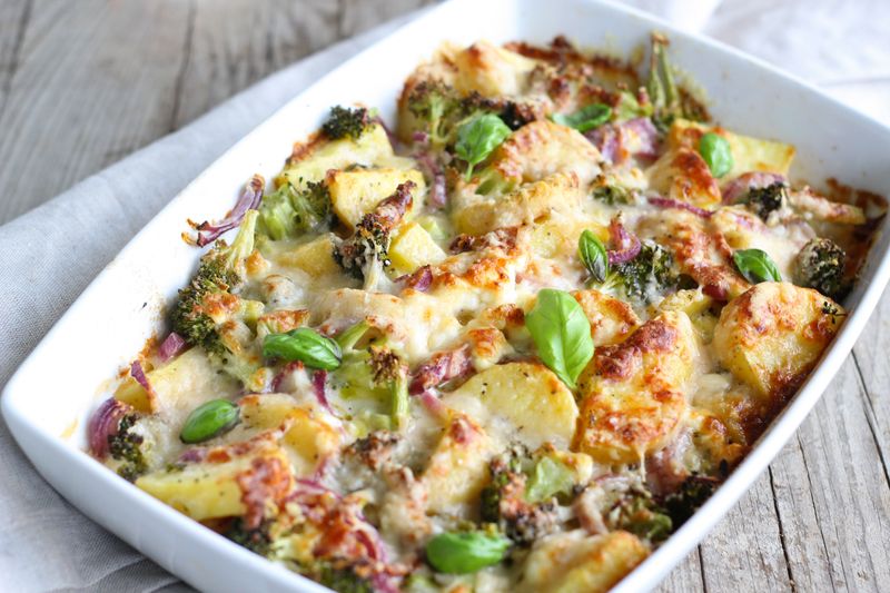 Spinach and Gruyère Potato Gratin