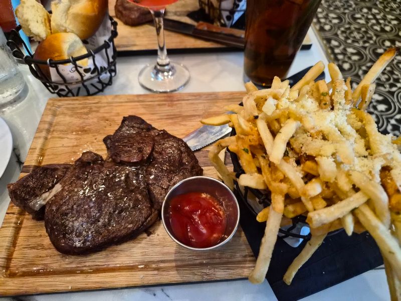 Steak Center Cut With Parmesan Fries — A Hidden Gem on the Menu Steak Center Cut With Parmesan Fries — A Hidden Gem on the Menu