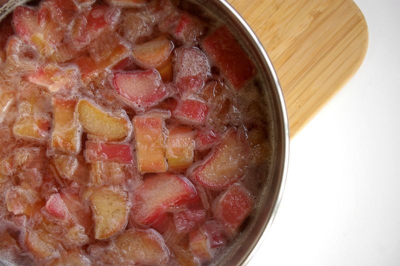 Stewed rhubarb Stewed rhubarb