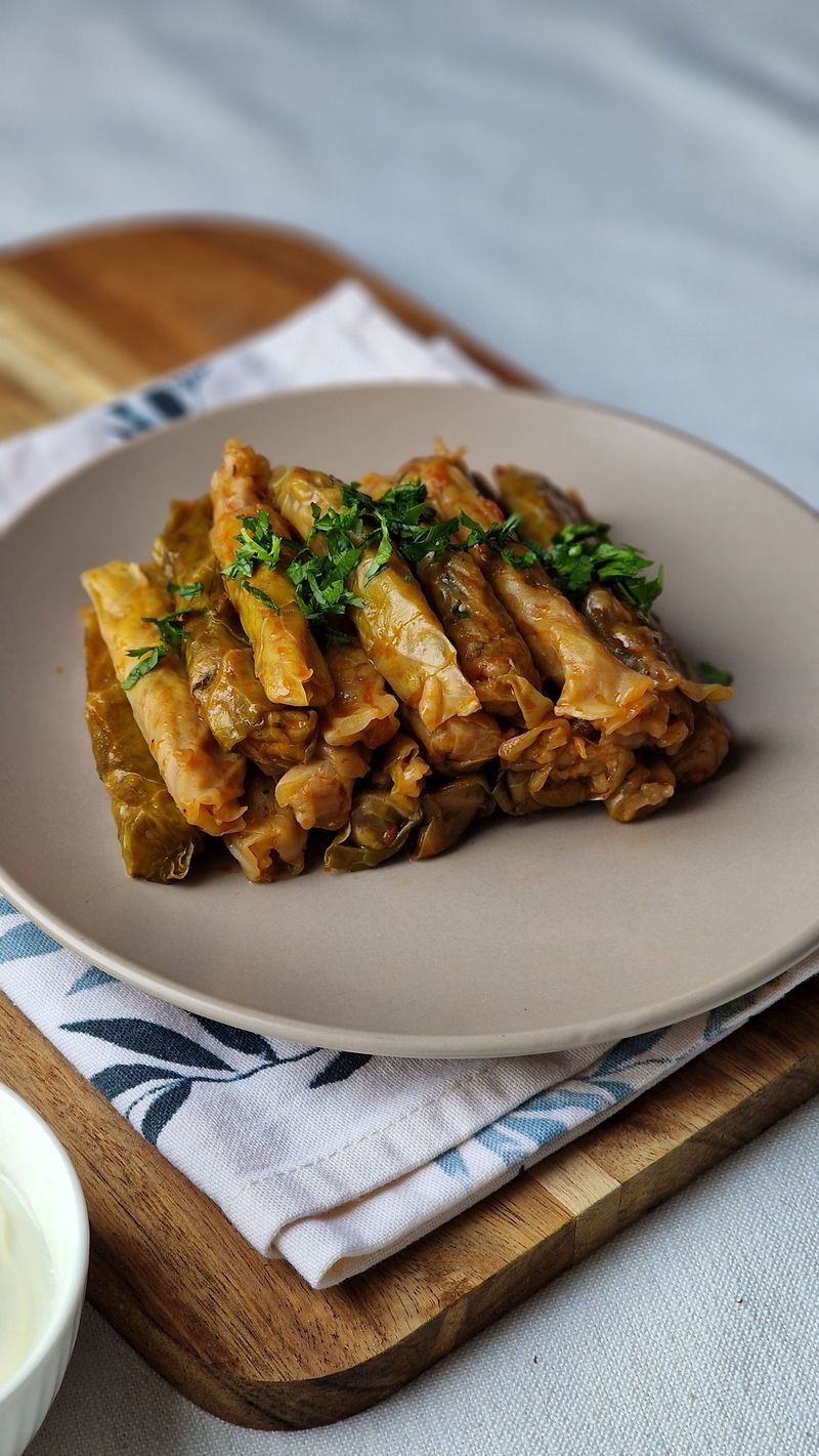 Stuffed cabbage rolls