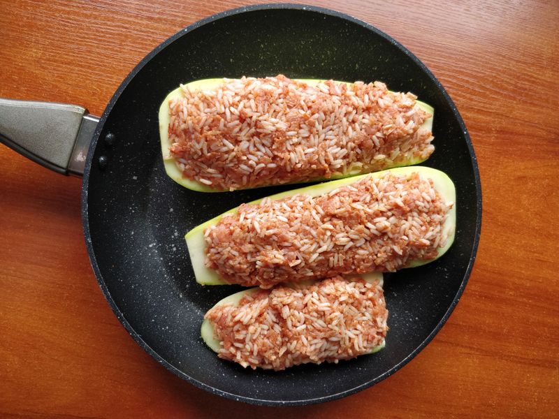 Stuffed zucchini Stuffed zucchini