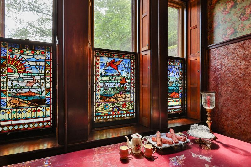 Stunning Stained Glass and Ornate Interior Details