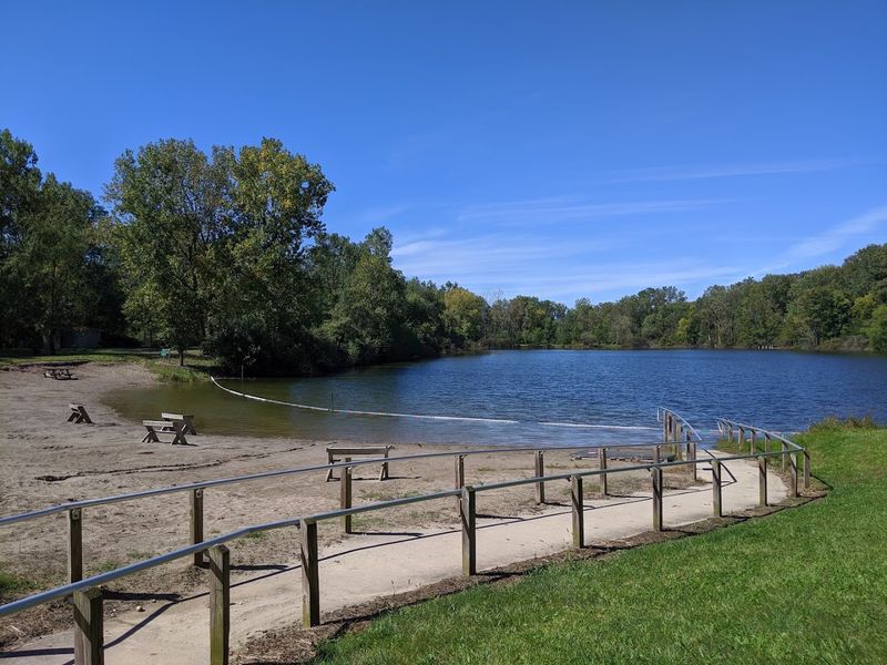 Swimming At The Natural Spring-Fed Lake