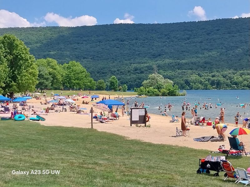 Swimming Beach Built for Families