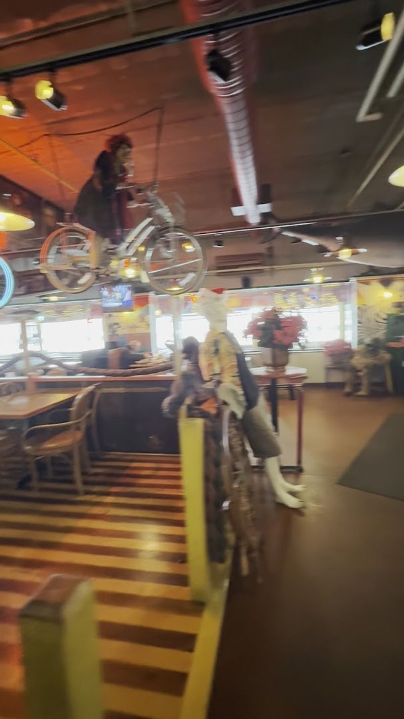 Swings at the Bar on the Third Floor