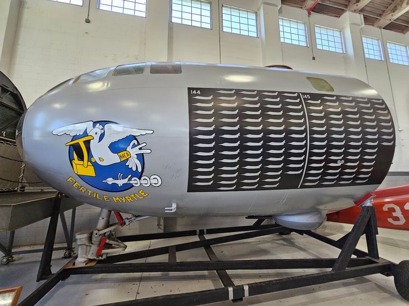 The B-29 Nose Section With Crew Signatures