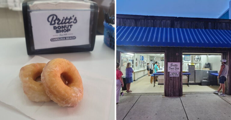 The Best Glazed Donut In America Comes From This Tiny Boardwalk Shop In North Carolina