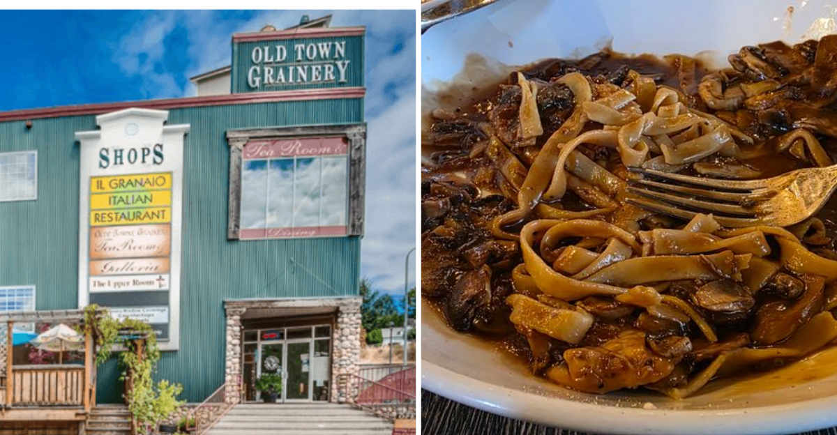 The Best Italian Restaurant In Washington Is Hiding Inside A Historic 1942 Grain Building