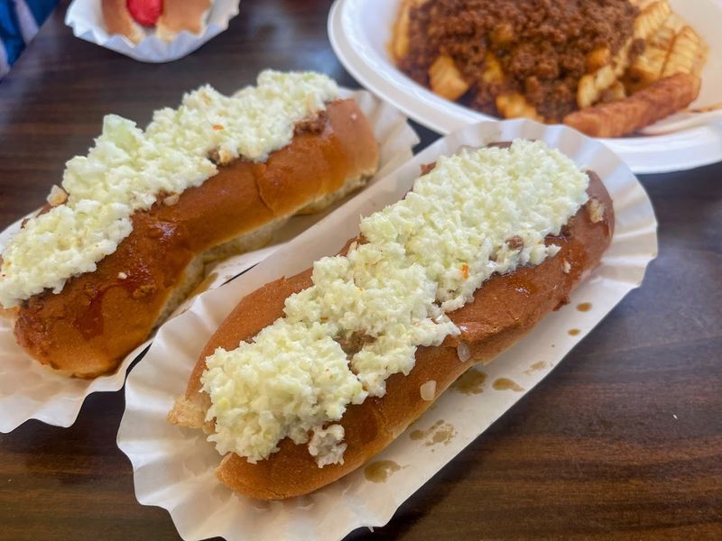 The Chili Slaw Dog — A Perfect Balance of Heat and Cool The Chili Slaw Dog — A Perfect Balance of Heat and Cool