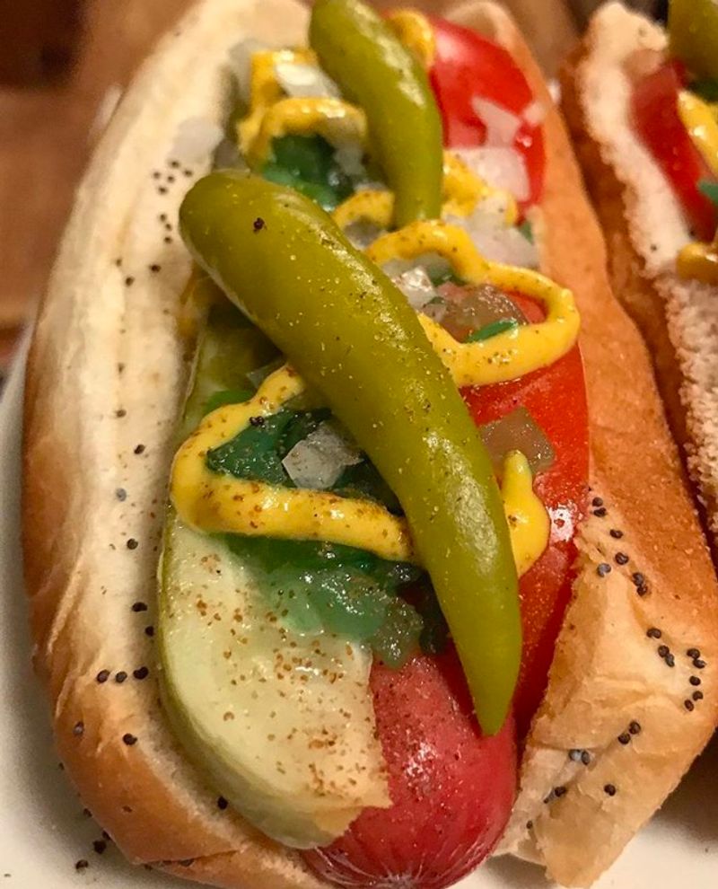 The Classic Chicago-Style Hot Dog The Classic Chicago-Style Hot Dog