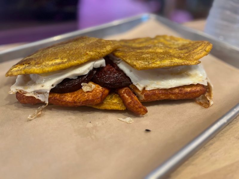 The DR 3 Hits Sandwich with Plantains