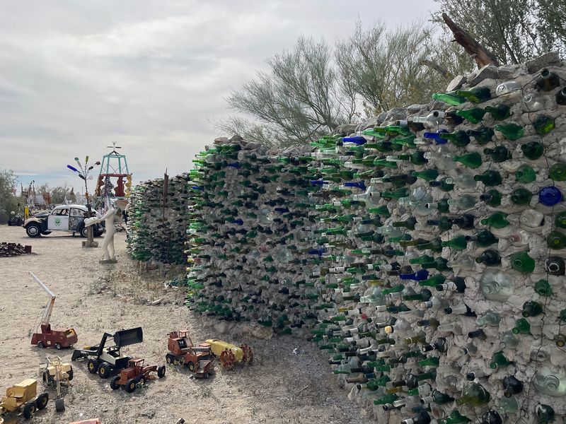 The Famous Bottle Wall The Famous Bottle Wall