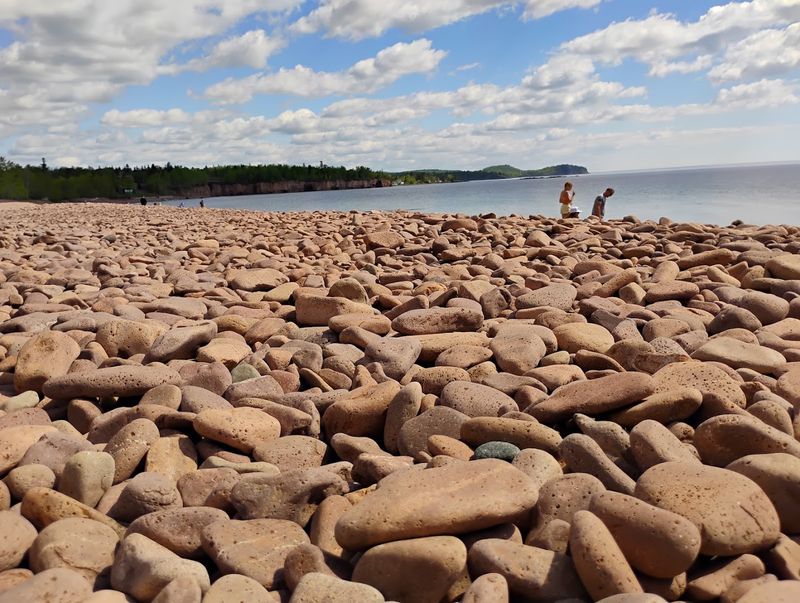 The Famous Pink Rocks That Make This Beach One of a Kind
