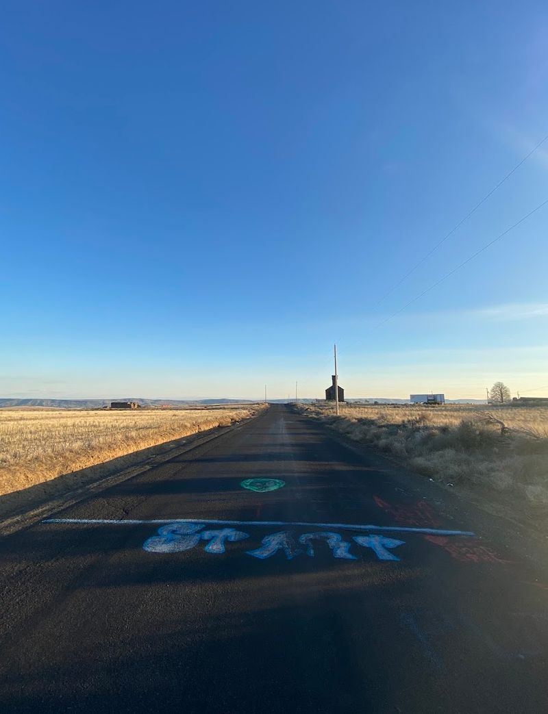 The Famous Starting Line on North Crosby Road