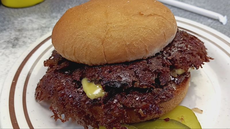 The Famous Triple Cheeseburger The Famous Triple Cheeseburger