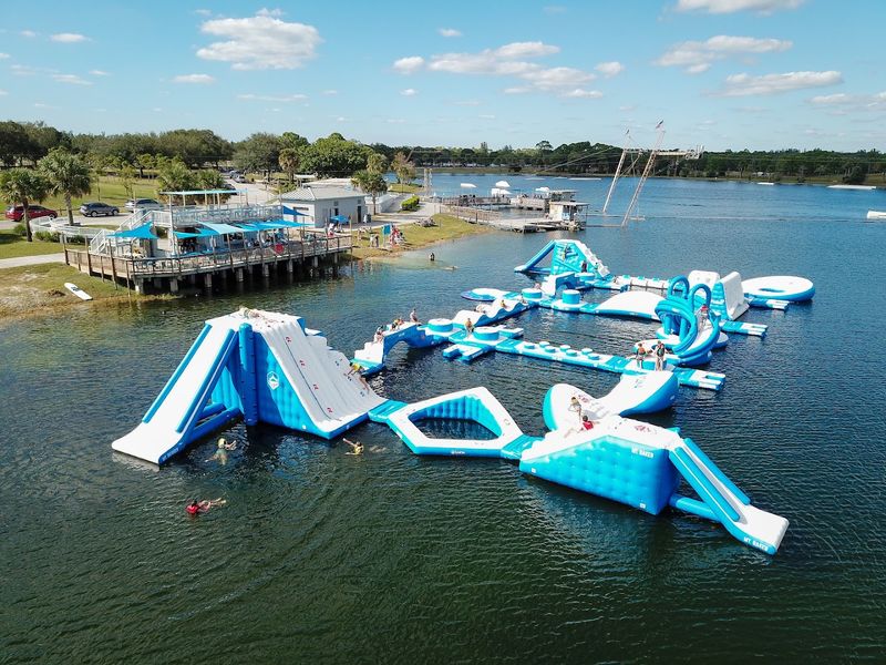 The Floating Obstacle Course: A Giant Playground on Water The Floating Obstacle Course: A Giant Playground on Water