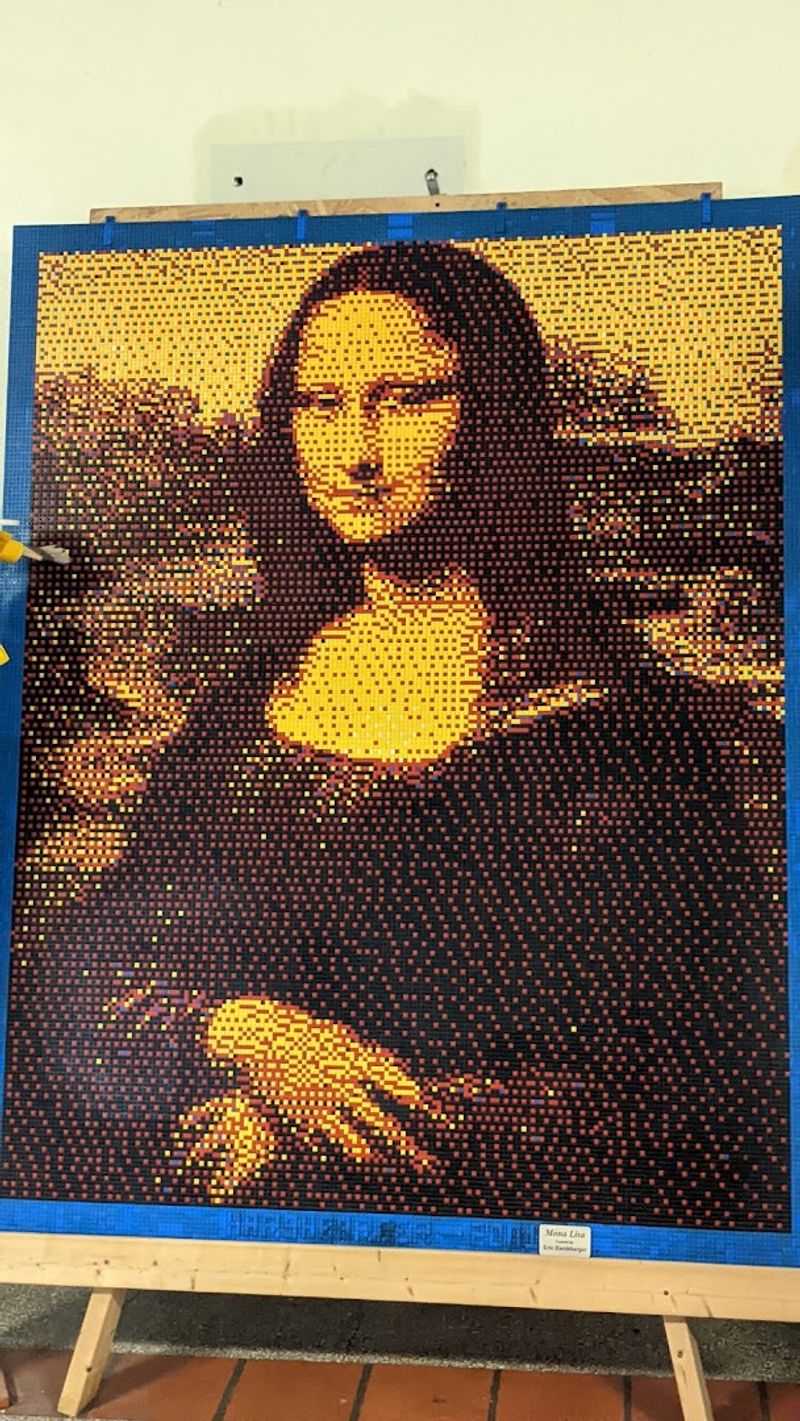 The Guinness World Record Brick Portrait The Guinness World Record Brick Portrait