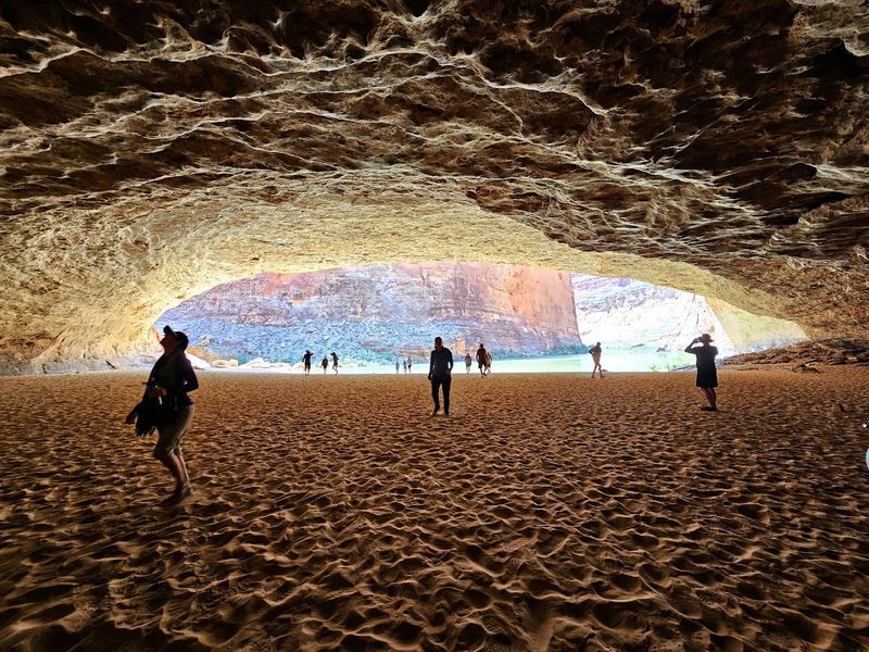 The Hidden Sandy Beach Inside the Cave The Hidden Sandy Beach Inside the Cave