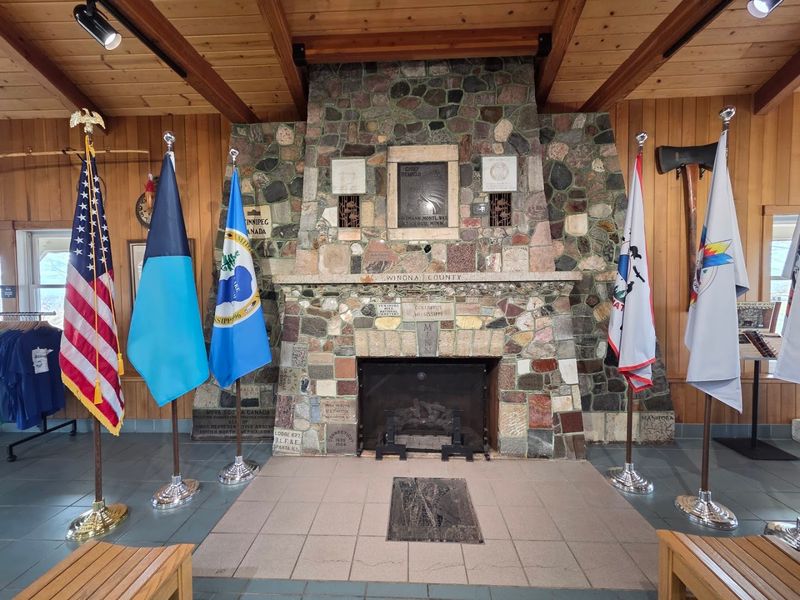The Historic 50 States Fireplace