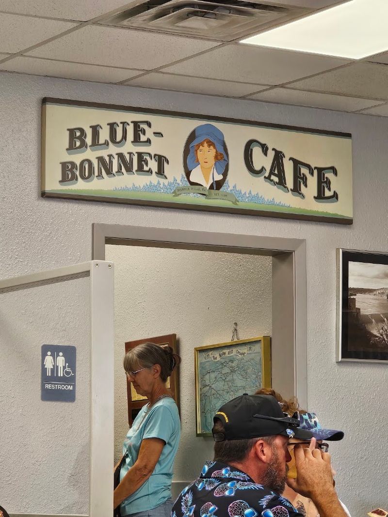 The History Behind the Blue Bonnet Cafe Name