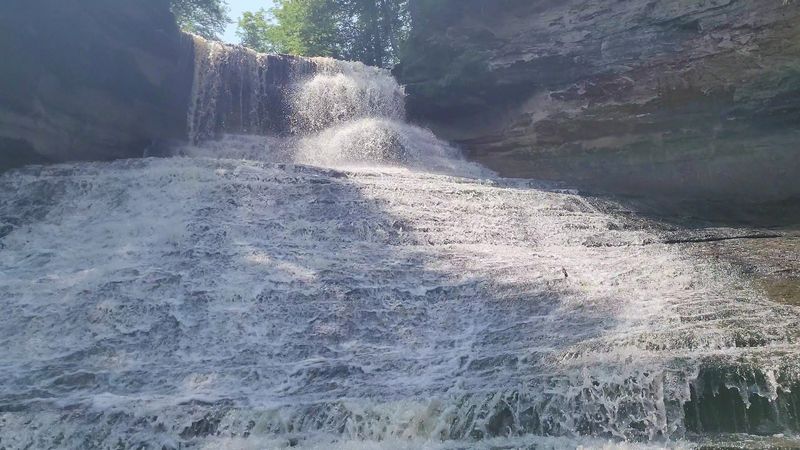 The Iconic 100-Foot Fan-Shaped Waterfall The Iconic 100-Foot Fan-Shaped Waterfall