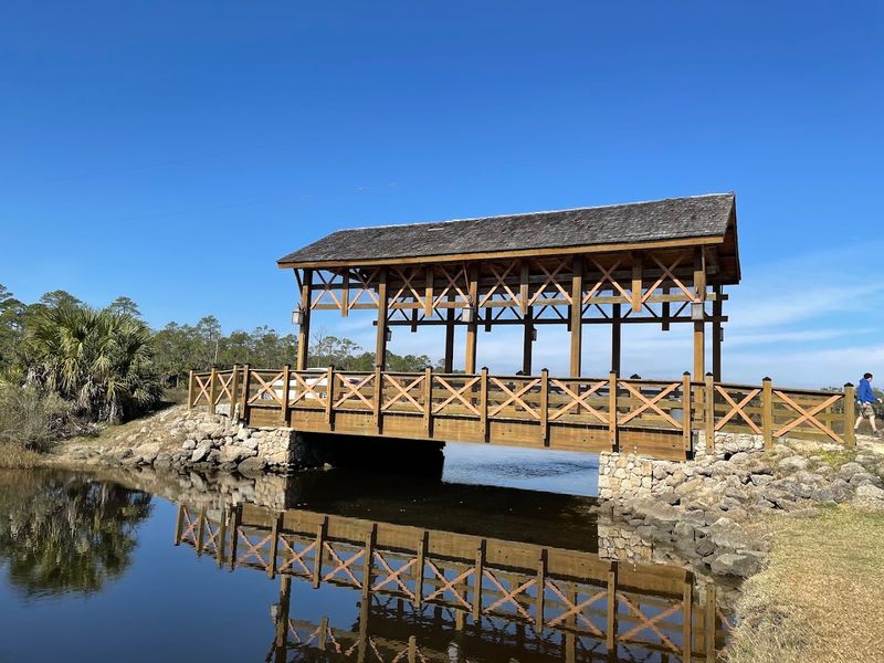 The Iconic Covered Bridge Over Pellicer Creek The Iconic Covered Bridge Over Pellicer Creek