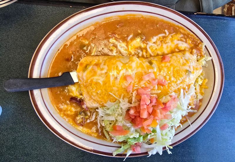 The Legendary Smothered Breakfast Burrito