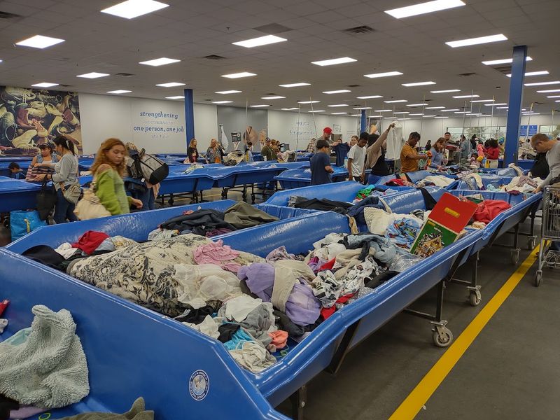The Massive Bin Layout Inside the Store