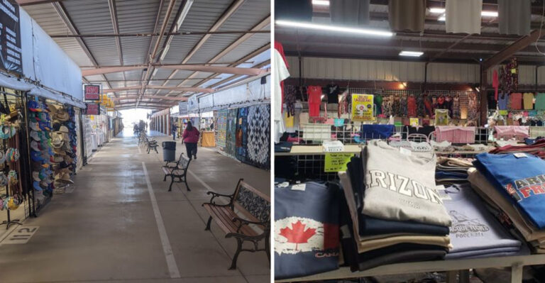 The Massive Flea Market In Arizona Featuring More Than 150 Vendors And Food Stalls