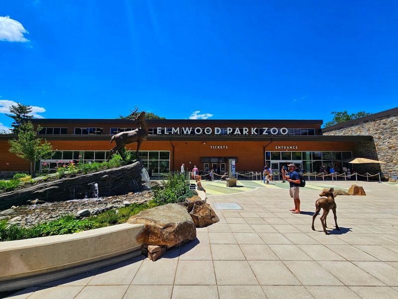 The New Welcome Center and Sculpture Fountain