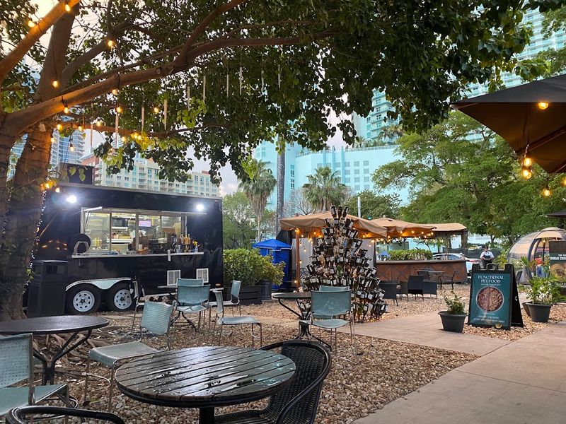 The Outdoor Park-Like Seating Area