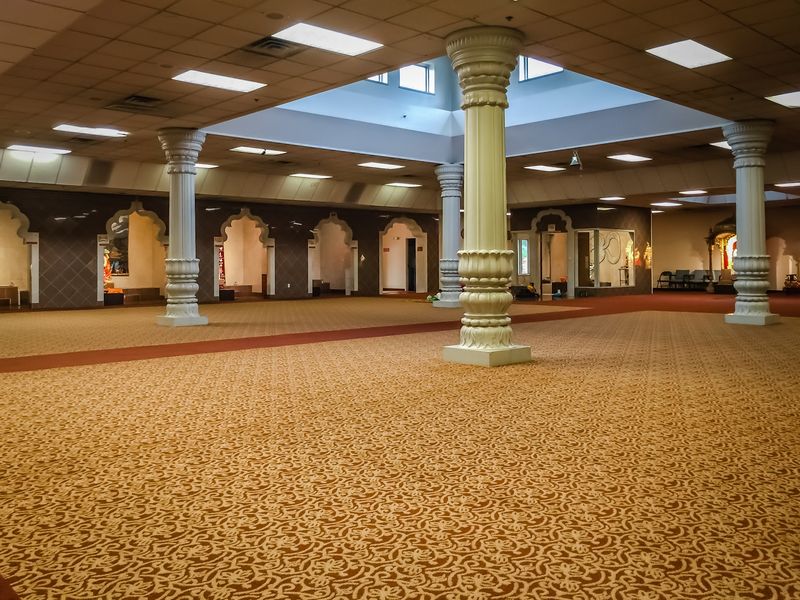 The Peaceful Prayer Hall at the Heart of It All