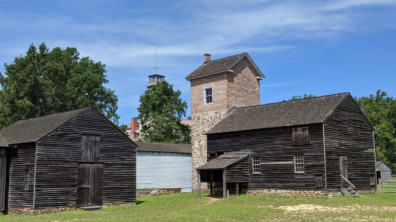 The Restored 19th-Century Buildings