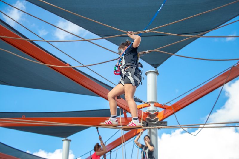The Ropes Course: Sky-High Thrills Above the Park The Ropes Course: Sky-High Thrills Above the Park