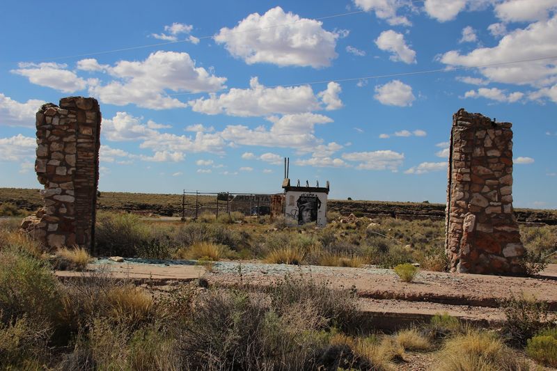 The Ruins That Still Stand Against the Desert Sky