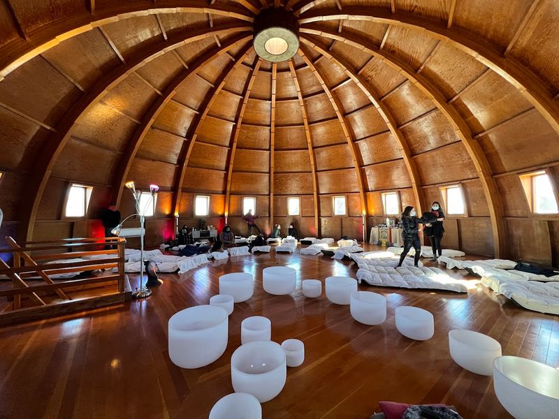 The Sound Bath Experience Inside the Dome