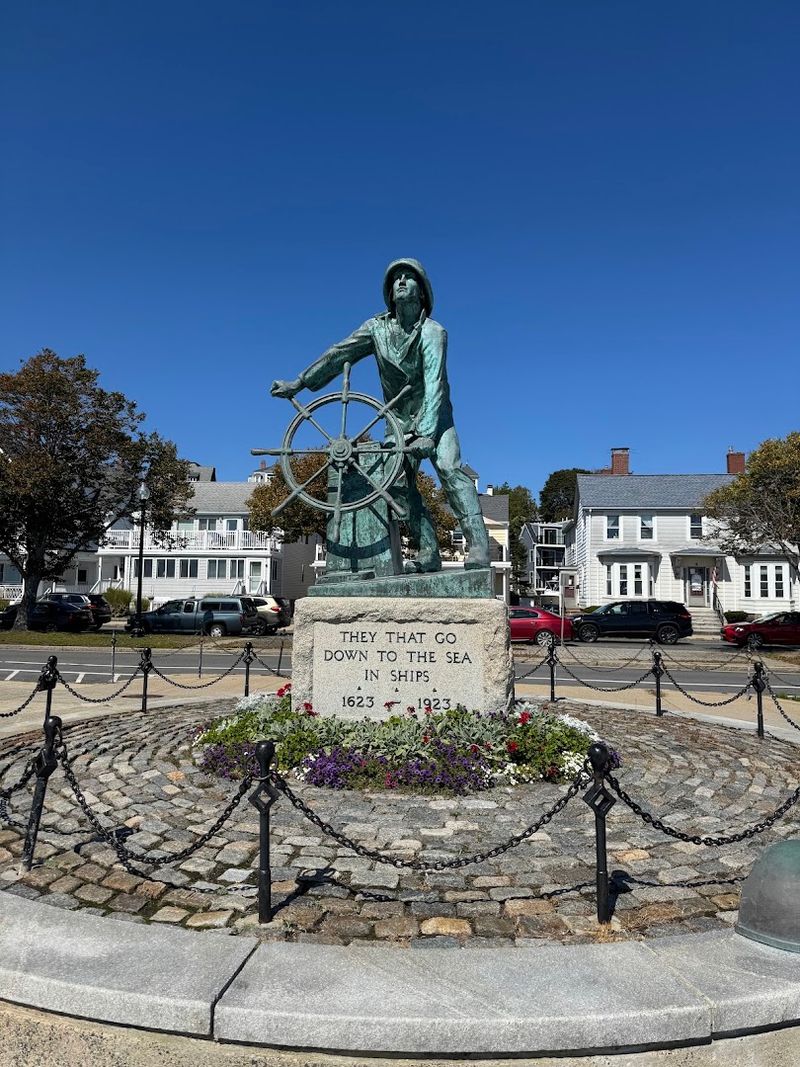 The Statue That Started It All: Man at the Wheel