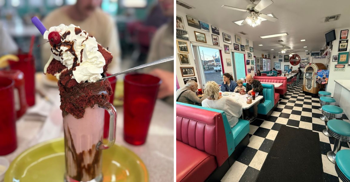 The Thick, Creamy Milkshakes At This Charming Arizona Retro Diner Have Everyone Talking