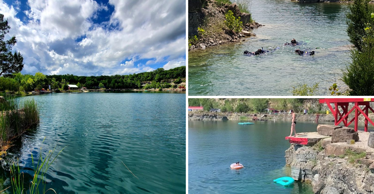 This Brilliant Blue Kentucky Lake Looks Almost Too Beautiful To Be Real