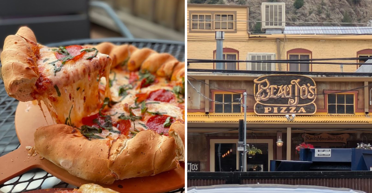 This Classic Colorado Pizza Spot Serves Pizza By The Pound With Honey For The Crust