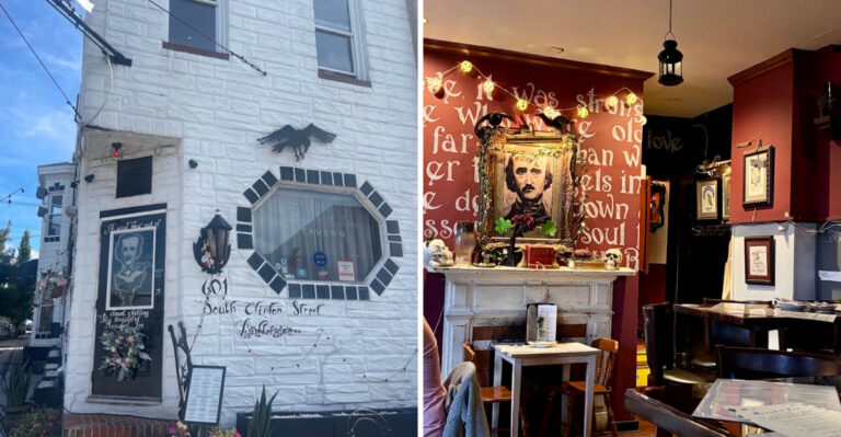 This Edgar Allan Poe-Inspired Maryland Restaurant Feels Like A Gothic Dream