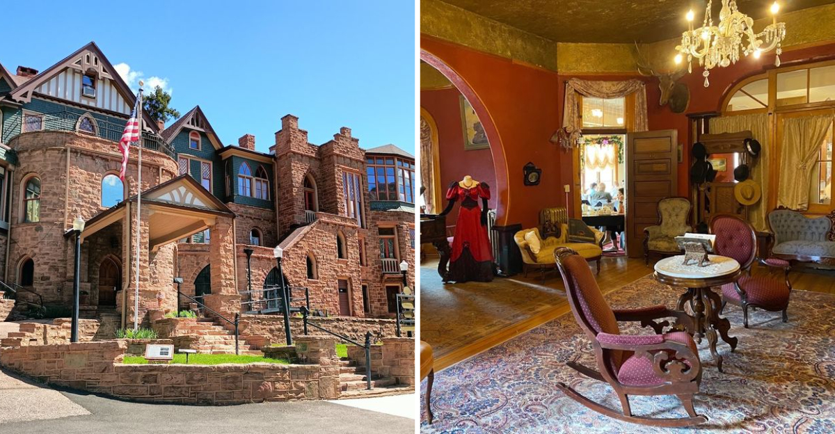 This Fairytale Castle Hidden In Colorado Looks Like It Belongs In Bridgerton Complete With A Charming Tea Room